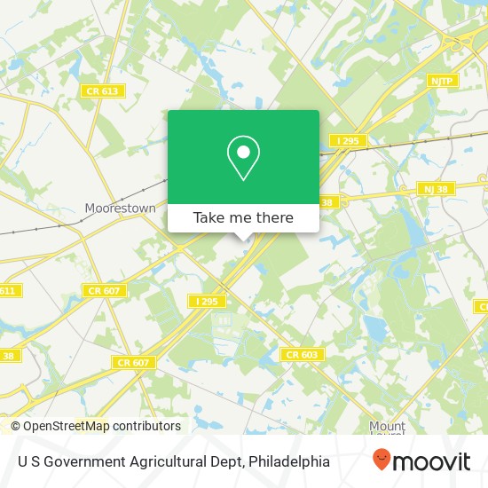 U S Government Agricultural Dept map