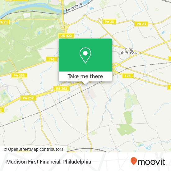 Madison First Financial map
