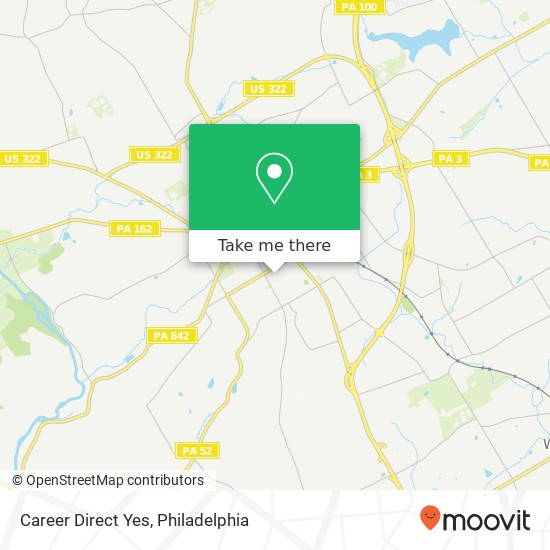 Career Direct Yes map