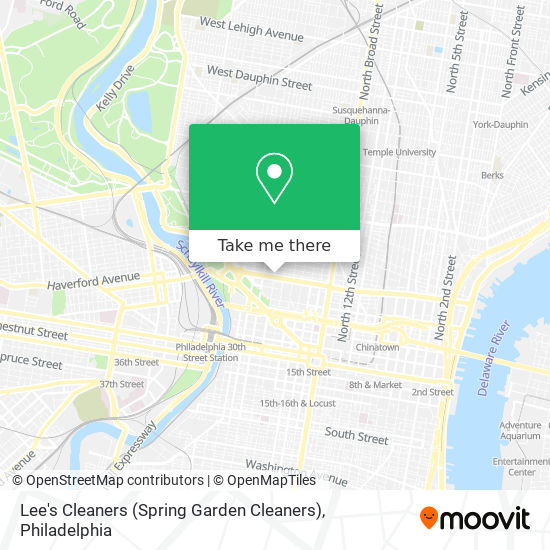Lee's Cleaners (Spring Garden Cleaners) map