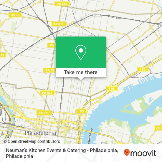 Neuman's Kitchen Events & Catering - Philadelphia map