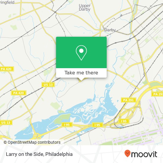 Larry on the Side map