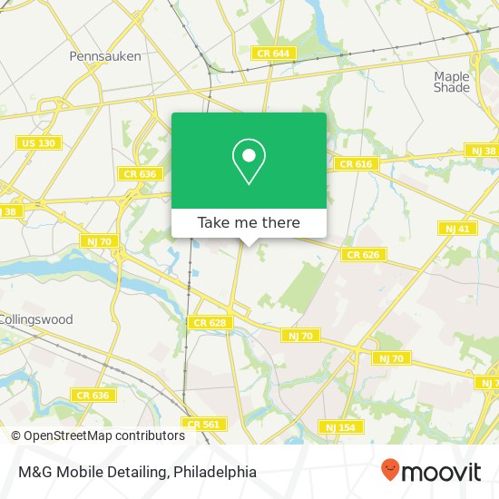 M&G Mobile Detailing map