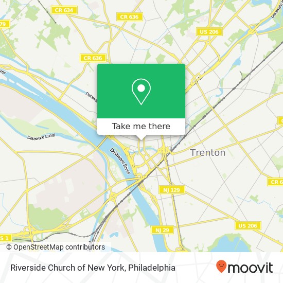 Riverside Church of New York map