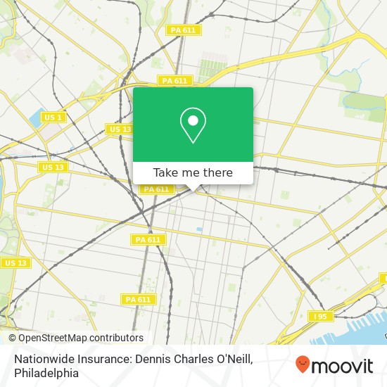 Mapa de Nationwide Insurance: Dennis Charles O'Neill