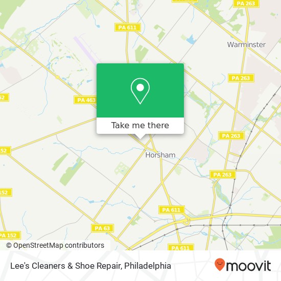 Lee's Cleaners & Shoe Repair map