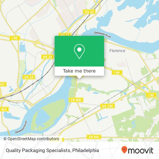 Quality Packaging Specialists map