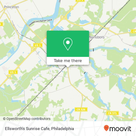 Mapa de Ellsworth's Sunrise Cafe