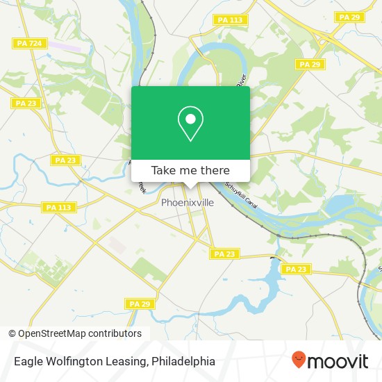 Eagle Wolfington Leasing map