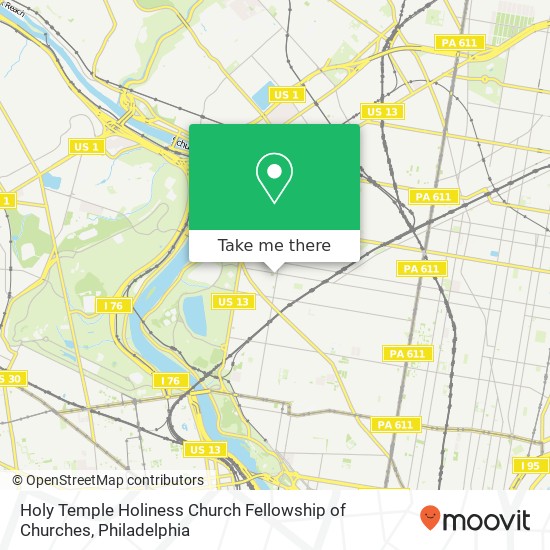 Holy Temple Holiness Church Fellowship of Churches map