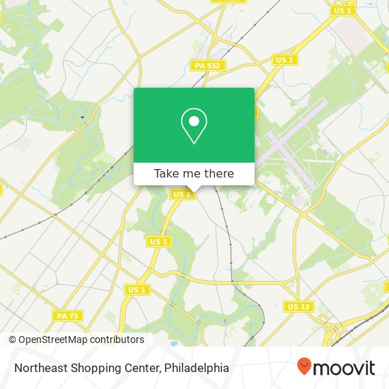 Northeast Shopping Center map