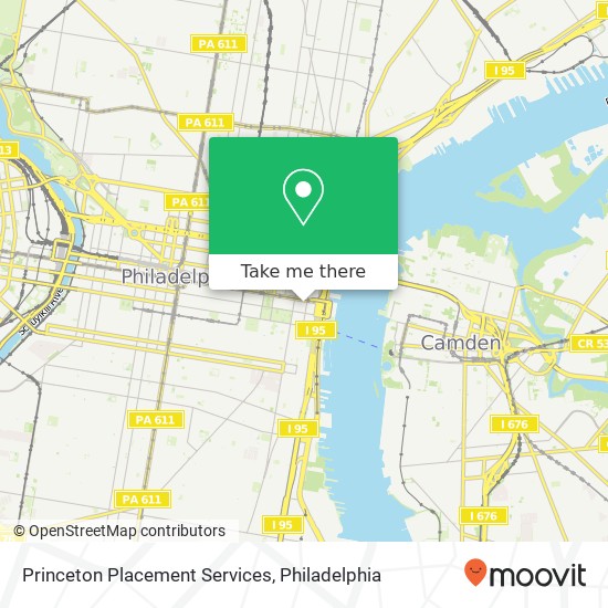 Mapa de Princeton Placement Services