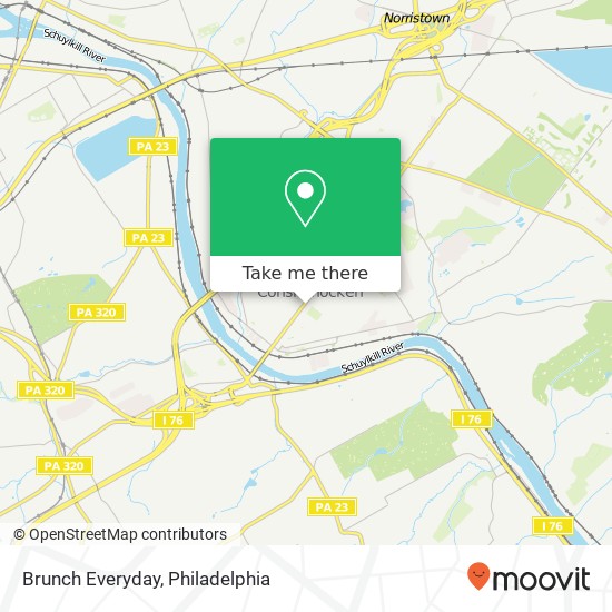 Brunch Everyday map