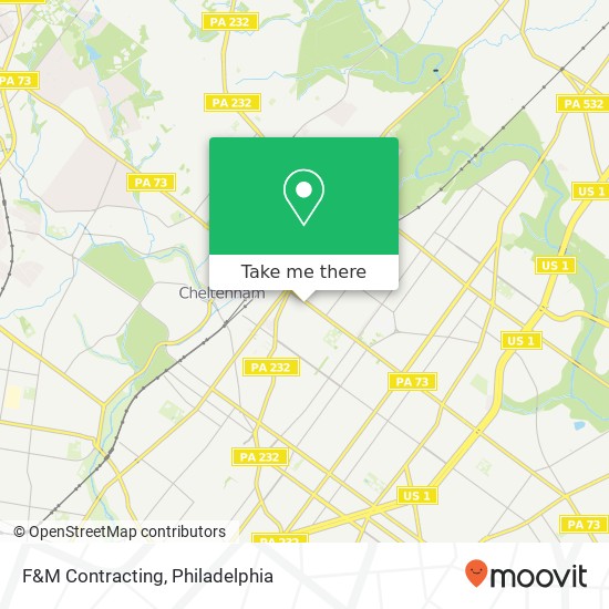F&M Contracting map