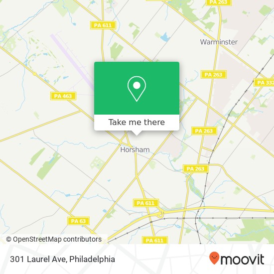Mapa de 301 Laurel Ave