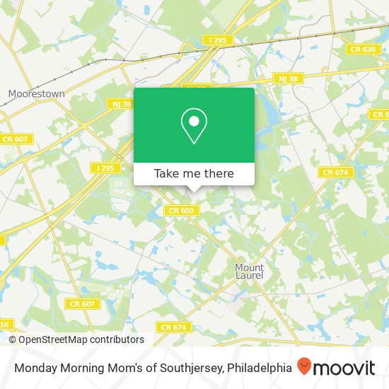 Monday Morning Mom's of Southjersey map