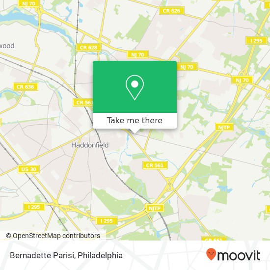 Bernadette Parisi map