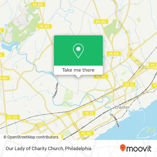 Our Lady of Charity Church map