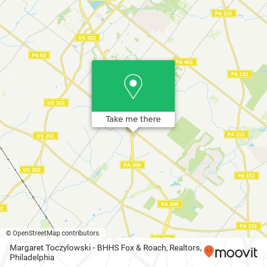 Margaret Toczylowski - BHHS Fox & Roach, Realtors map
