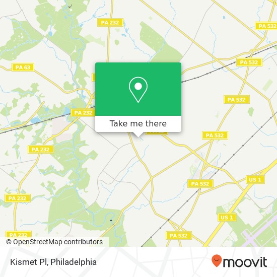 Kismet Pl map