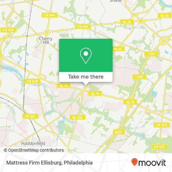 Mattress Firm Ellisburg map