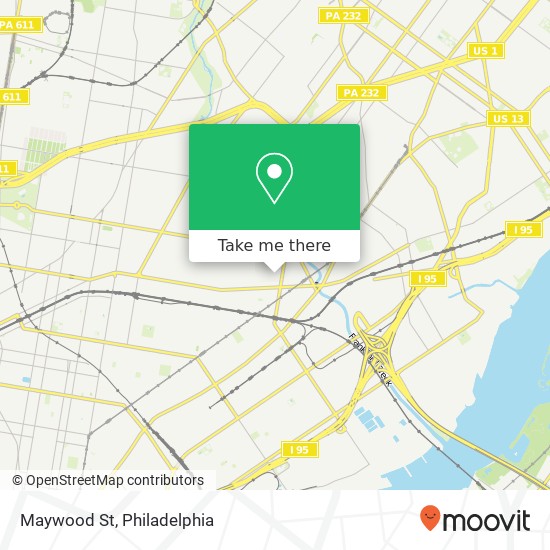 Mapa de Maywood St