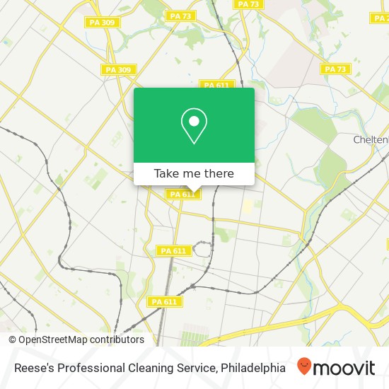 Mapa de Reese's Professional Cleaning Service