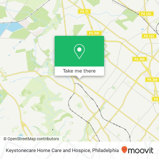 Mapa de Keystonecare Home Care and Hospice