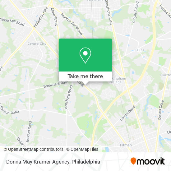 Mapa de Donna May Kramer Agency
