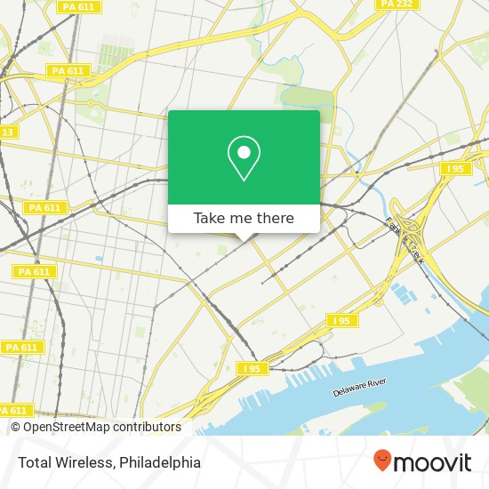 Total Wireless map