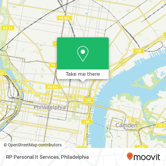 RP Personal It Services map