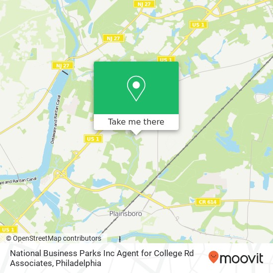 National Business Parks Inc Agent for College Rd Associates map