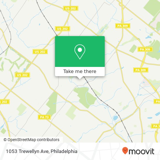 Mapa de 1053 Trewellyn Ave