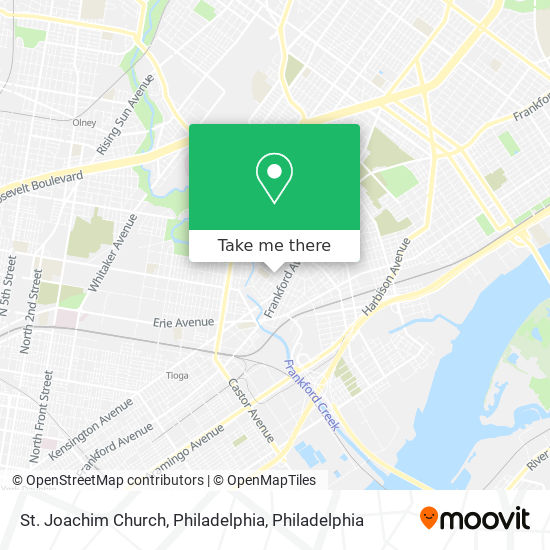 St. Joachim Church, Philadelphia map