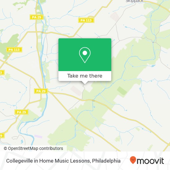 Collegeville in Home Music Lessons map