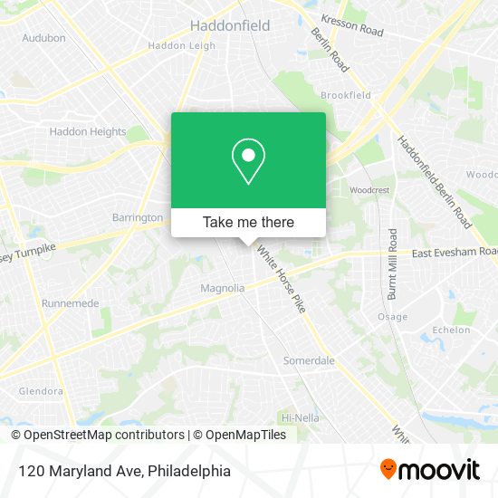 Mapa de 120 Maryland Ave