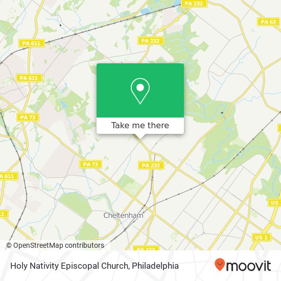 Holy Nativity Episcopal Church map