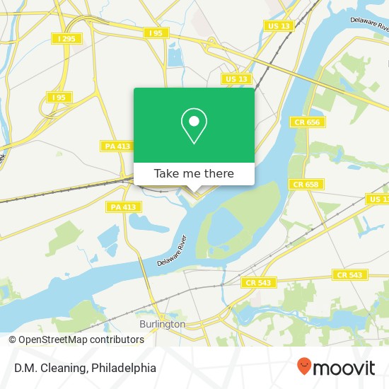 D.M. Cleaning map