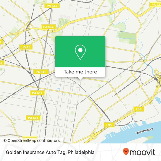 Golden Insurance Auto Tag map