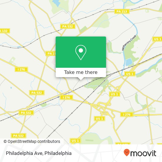 Philadelphia Ave map