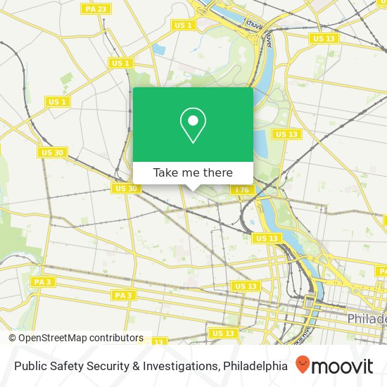 Public Safety Security & Investigations map