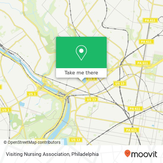 Visiting Nursing Association map