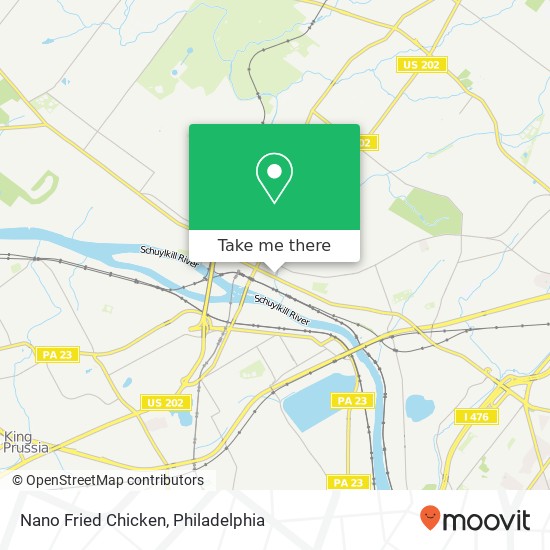 Mapa de Nano Fried Chicken