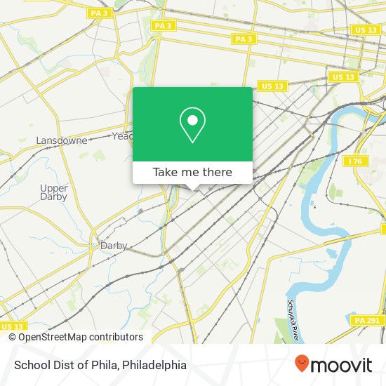 Mapa de School Dist of Phila