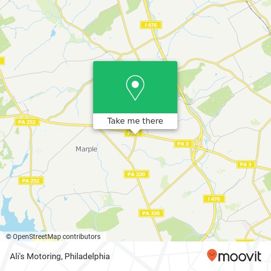 Ali's Motoring map