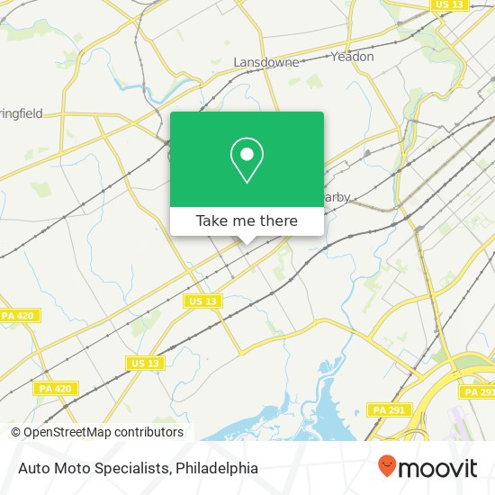 Auto Moto Specialists map