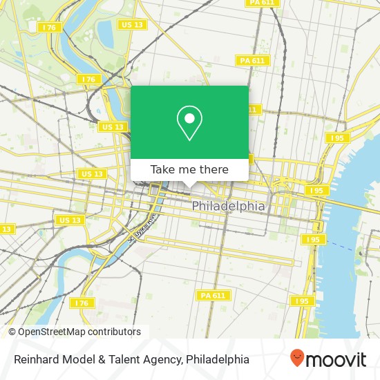 Reinhard Model & Talent Agency map