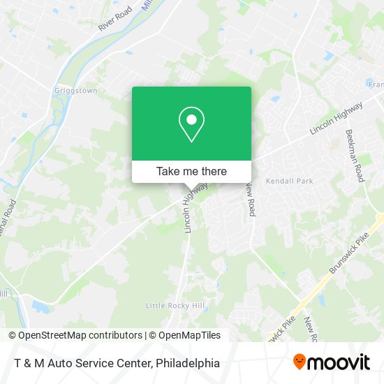 Mapa de T & M Auto Service Center