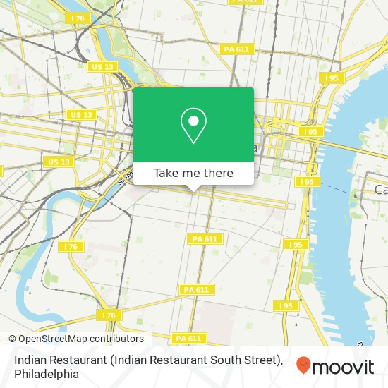 Indian Restaurant (Indian Restaurant South Street) map