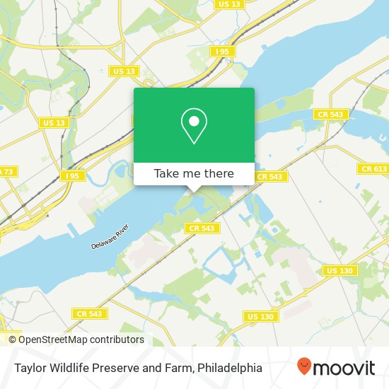 Mapa de Taylor Wildlife Preserve and Farm